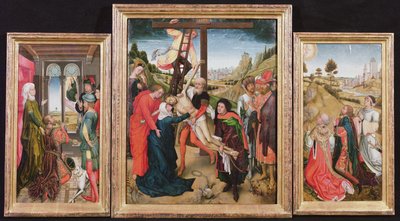 Descent from the Cross, and the Legend of the True Cross by Vrancke van der Stockt